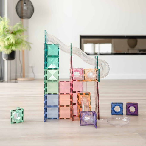 CONNETIX - 80 Piece Pastel Ball Run Expansion Pack